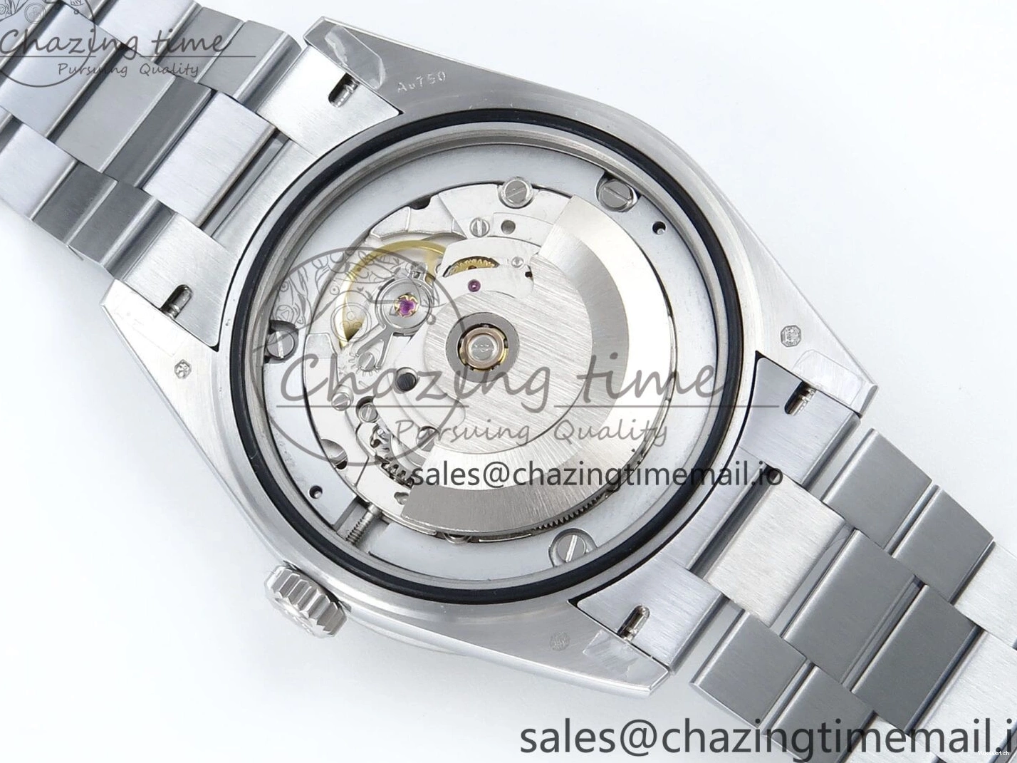 40 Blue Bezel Best 1:1 (Gain Weight) Diamonds Edition SS A2836 Crystal V5 DayDate Dial President Bracelet QF on 0310